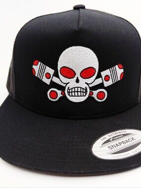 Outlaws MC O.F.F.O. Pistons Direct Embroidery Black Yupoong Flat Bill Snapback